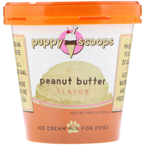 Puppy Cake, Ice Cream Mix For Dogs, Peanut Butter Flavor, 5.25 oz (148.8 g)