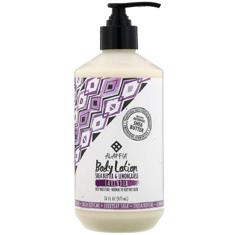 Everyday Shea, Body Lotion, Lavender, 16 fl oz (475 ml)