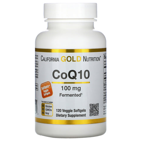 California Gold Nutrition, CoQ10, 100 mg, 120 Veggie Softgels