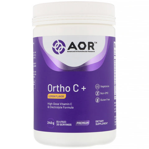 Advanced Orthomolecular Research AOR, Ortho C+ , Lemon , 8.47 oz (240 g)