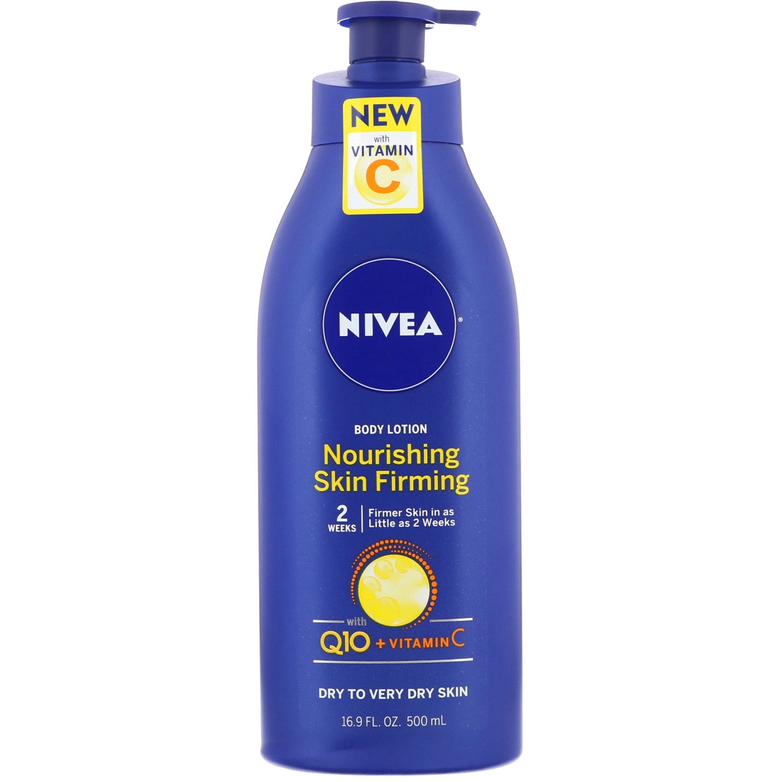 Nivea, Body Lotion, Nourishing Skin Firming, 16.9 fl oz (500 ml)