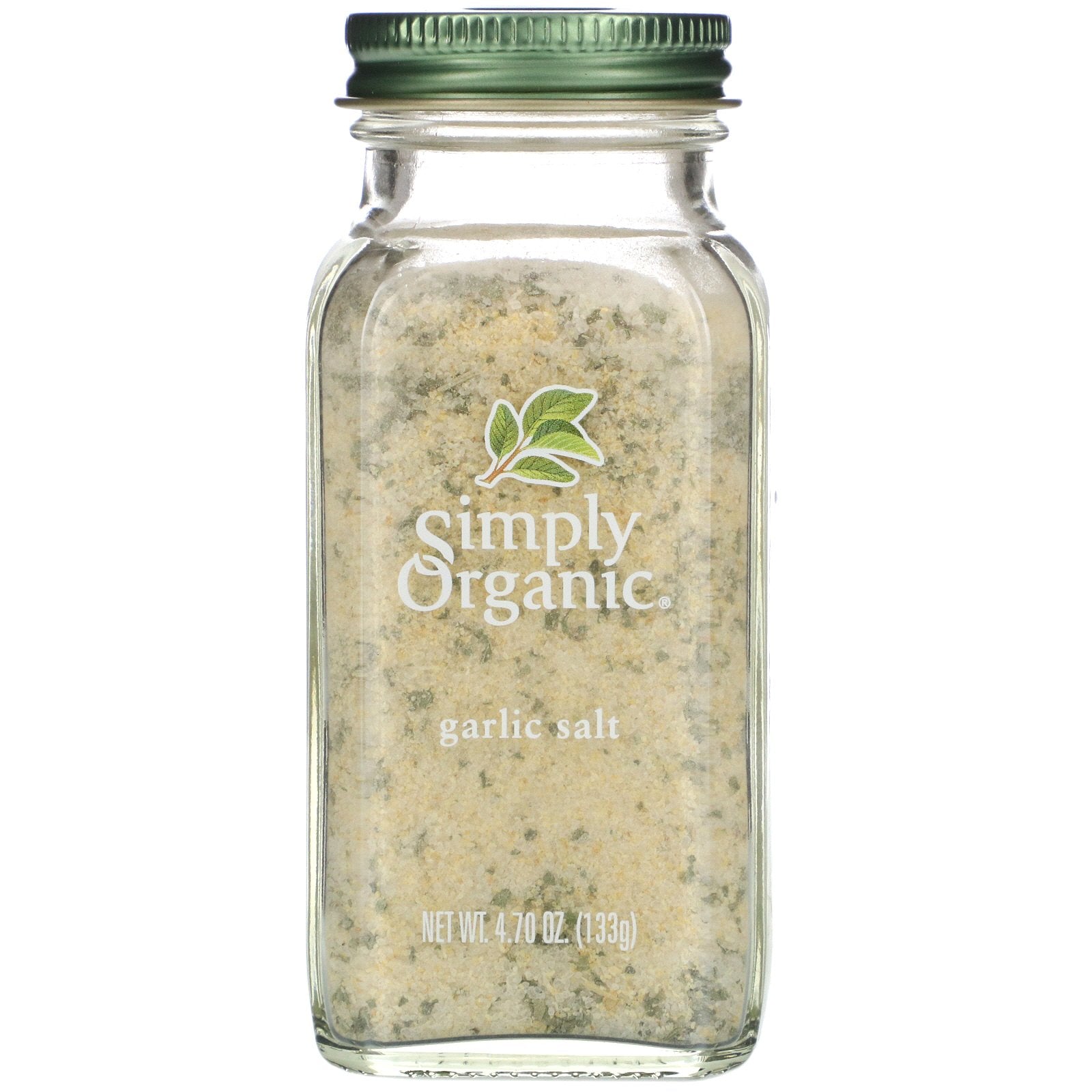 Simply Organic, Garlic Salt, 4.70 oz (133 g)