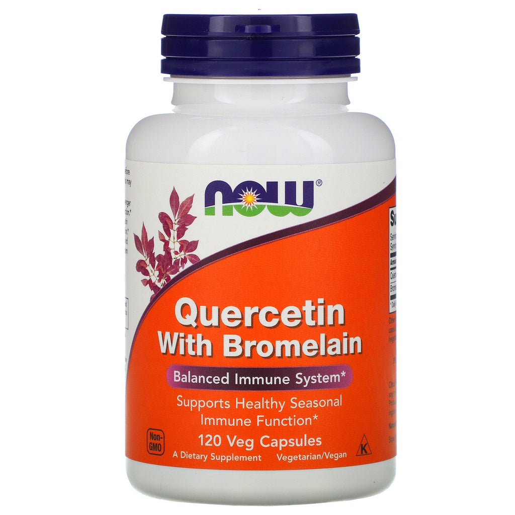 Now Foods, Quercetin with Bromelain, 120 Veg Capsules