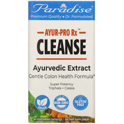 Paradise Herbs, AYRU Pro Rx, Cleanse, 60 Vegetarian Capsules