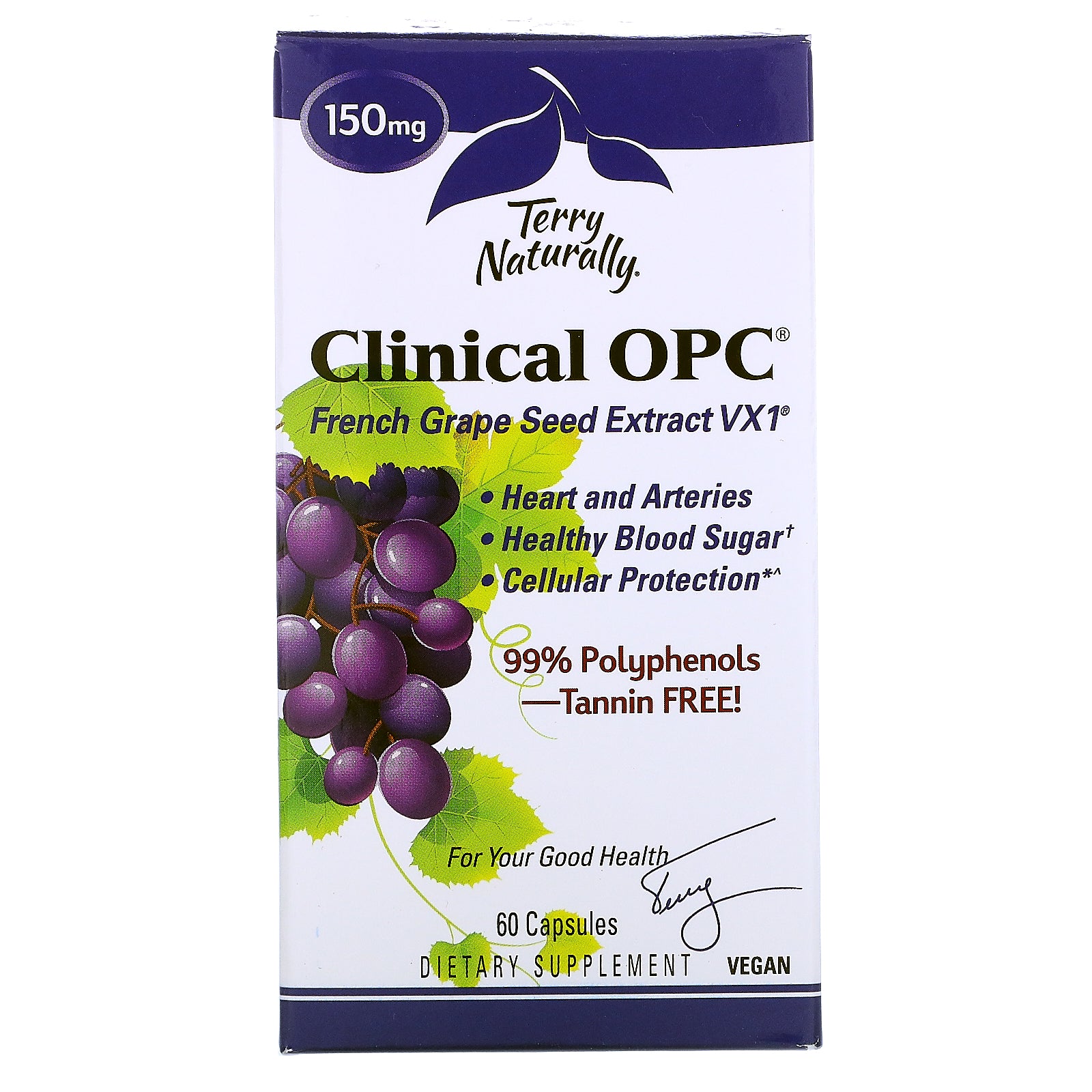 Terry Naturally, Clinical OPC, 150 mg , 60 Capsules