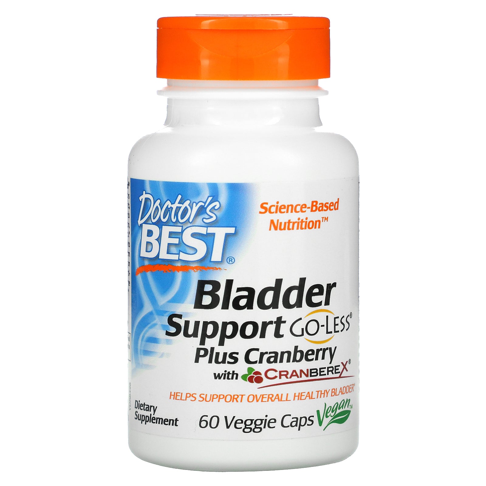 Doctor's Best, Bladder Support Plus Cranberry with CranbereX, 60 Veggie Caps