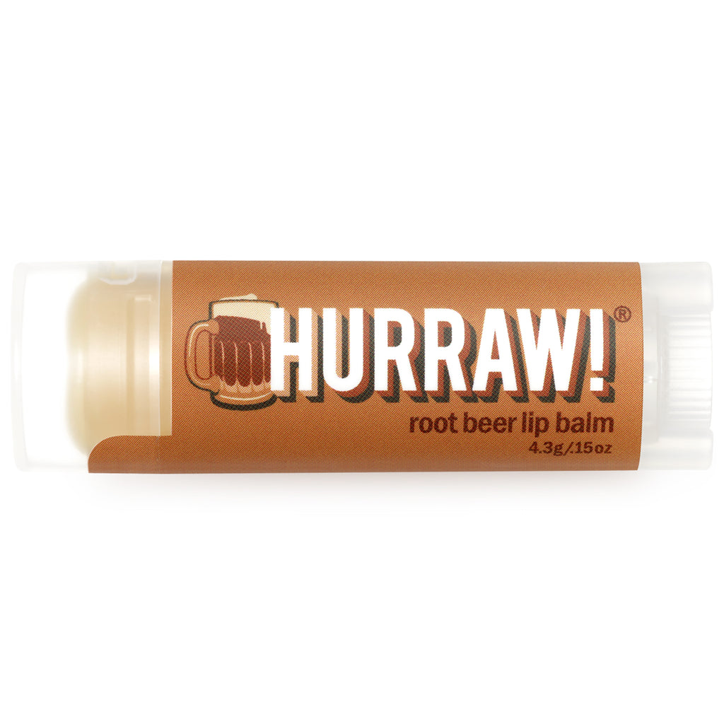 Hurraw! Balm, Lip Balm, Root Beer, .15 oz (4.3 g)