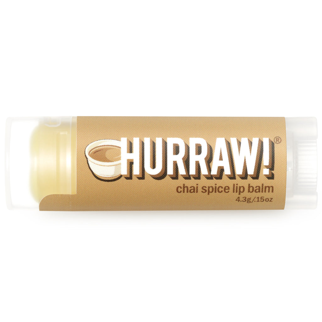 Hurraw! Balm, Lip Balm, Chai Spice, .15 oz (4.3 g)