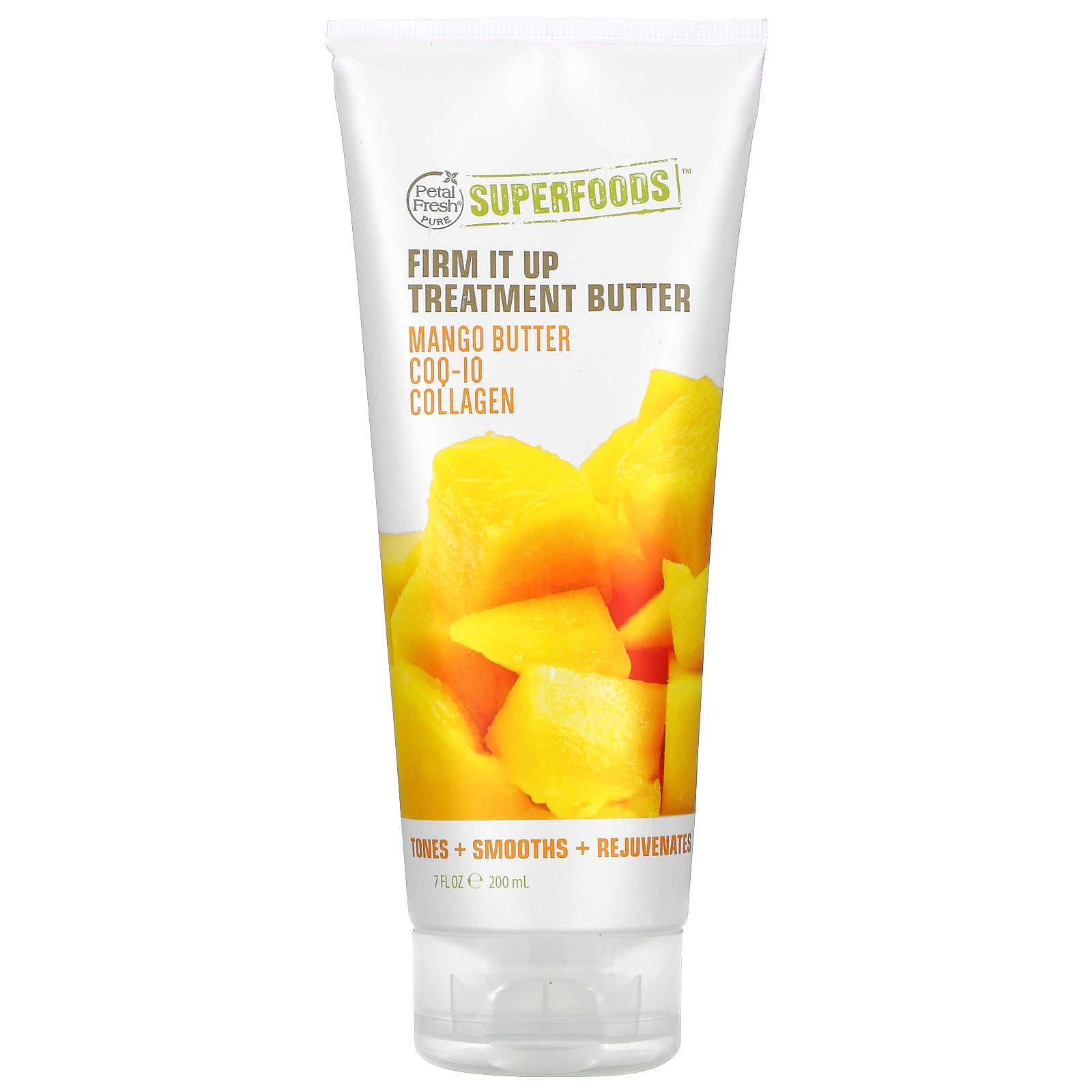 Petal Fresh, Pure, SuperFoods For Body, Firming Treatment Butter, Mango Butter, CoQ10 & Collagen, 7 fl oz (200 ml)