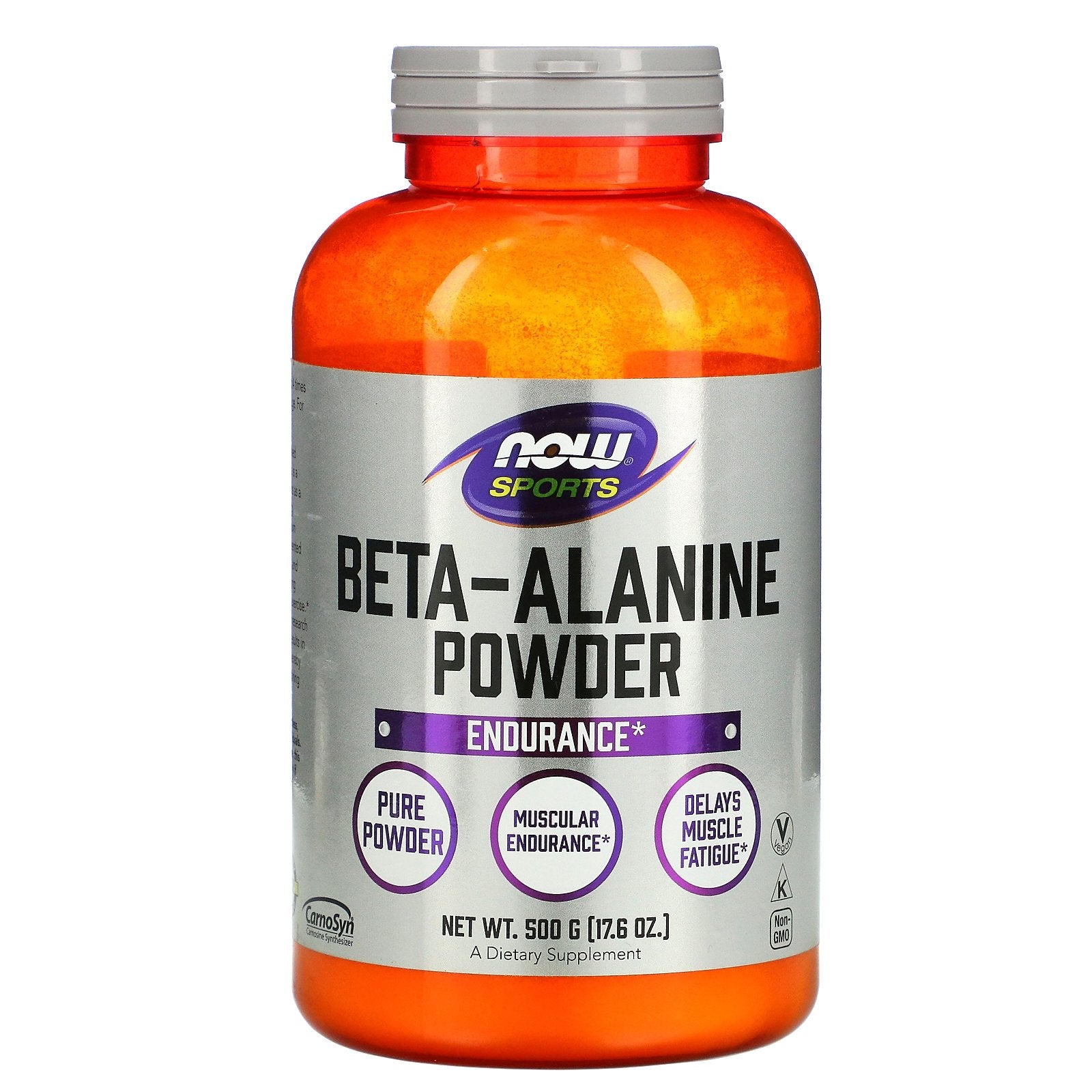 Now Foods, Sports, Beta-Alanine, Pure Powder, 17.6 oz (500 g)