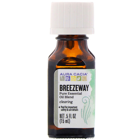 Aura Cacia, Pure Essential Oil Blend, Breezeway, .5 fl oz (15 ml)