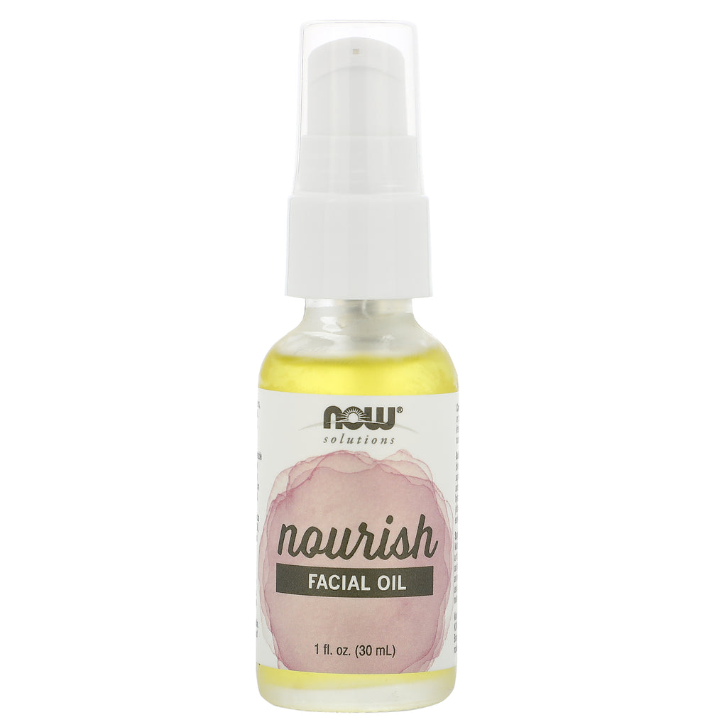 Now Foods, Solutions, Facial Oil, Nourish, 1 fl oz (30 ml)