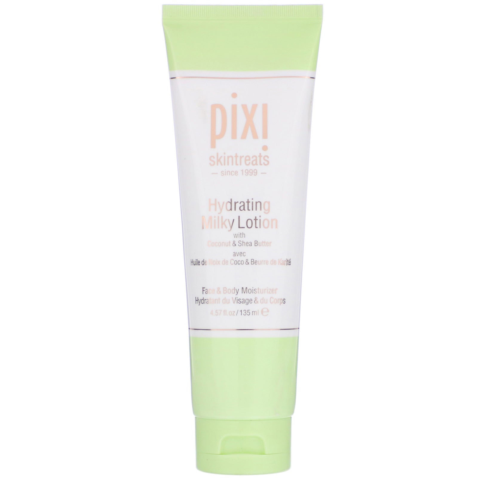 Pixi Beauty, Skintreats, Hydrating Milky Lotion, Face & Body Moisturizer, 4.57 fl oz (135 ml)