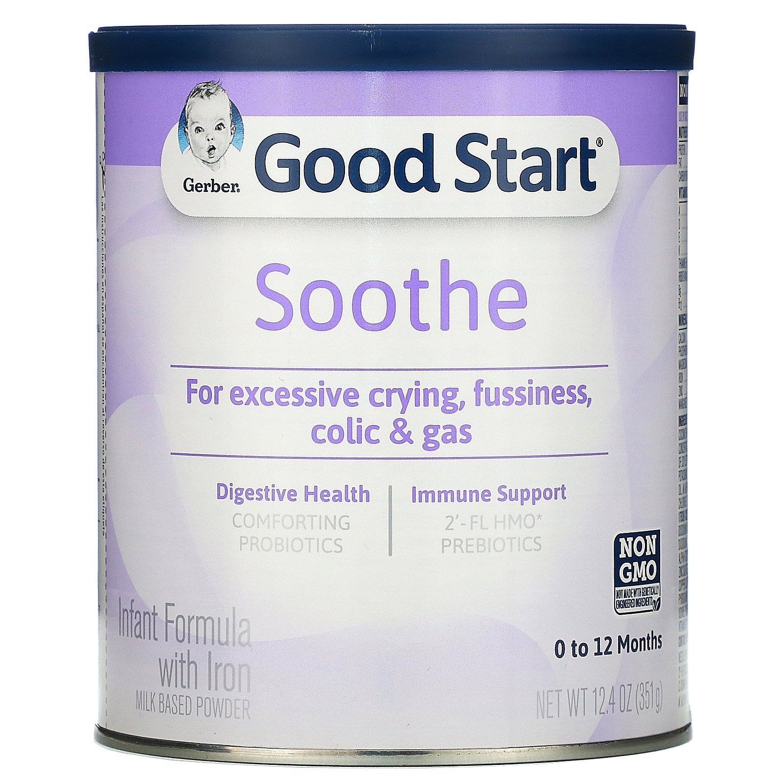 Gerber, Good Start, Soothe, Infant Formula with Iron, 0 to 12 Months, 12.4 oz (351 g)