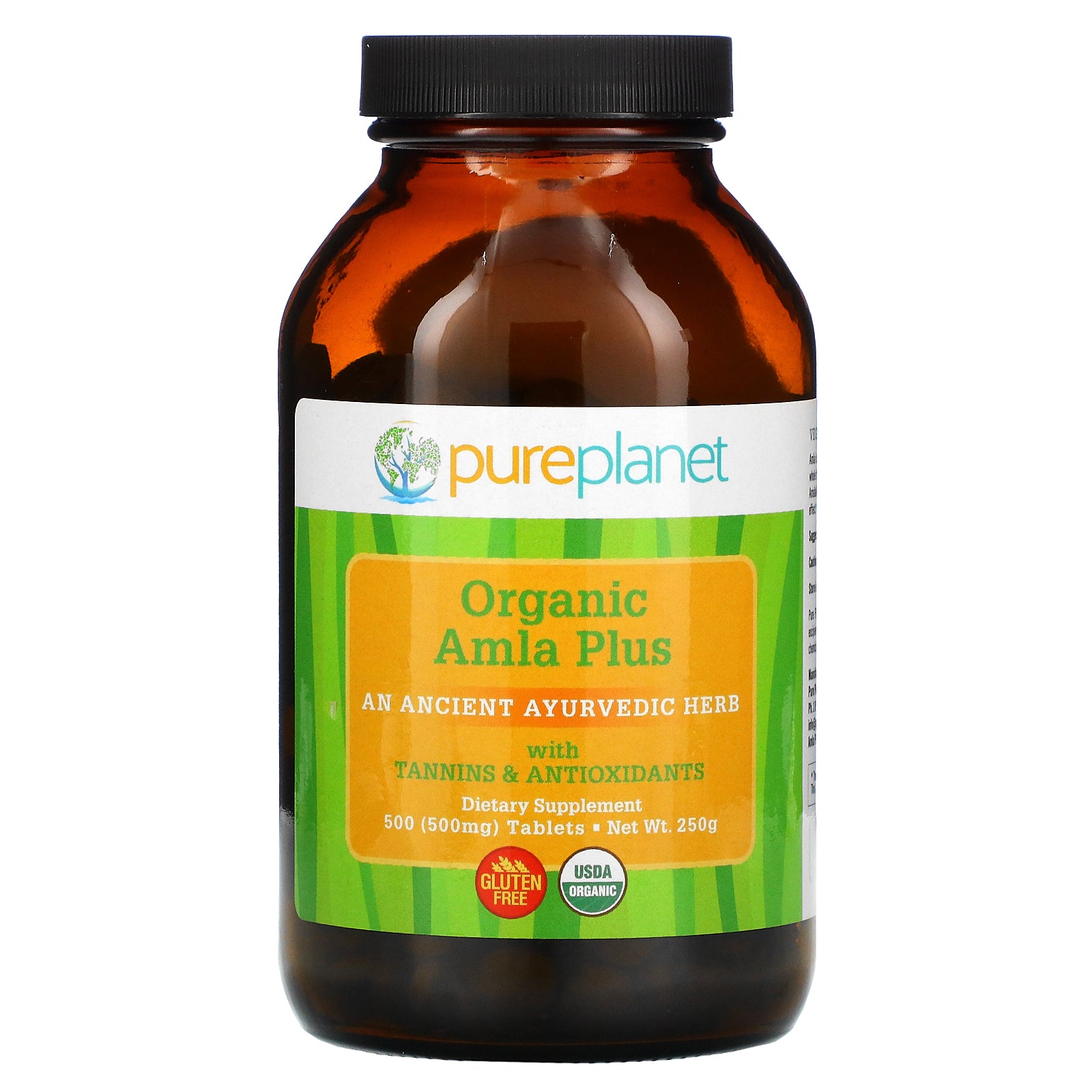 Pure Planet, Amla Plus, 500 mg, 500 Tablets