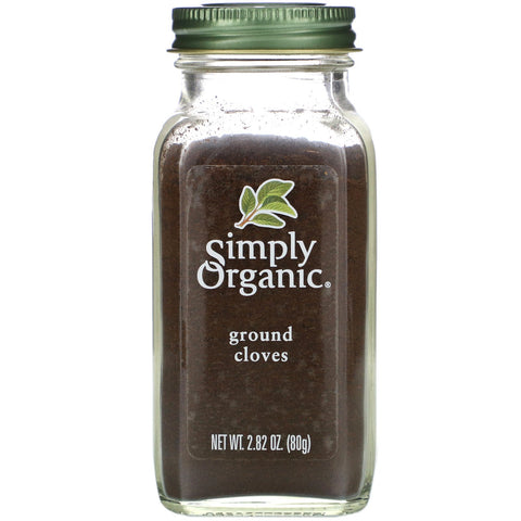 Simply Organic, Ground Cloves, 2.82 oz (80 g)