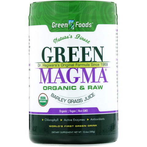 Green Foods, Green Magma, Barley Grass Juice, 10.6 oz (300 g)