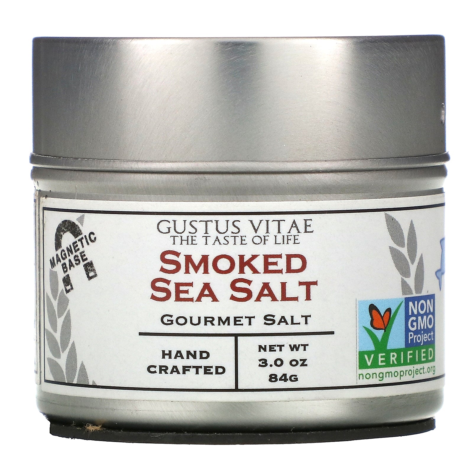 Gustus Vitae, Gourmet Salt, Smoked Sea Salt, 3 oz (84 g)