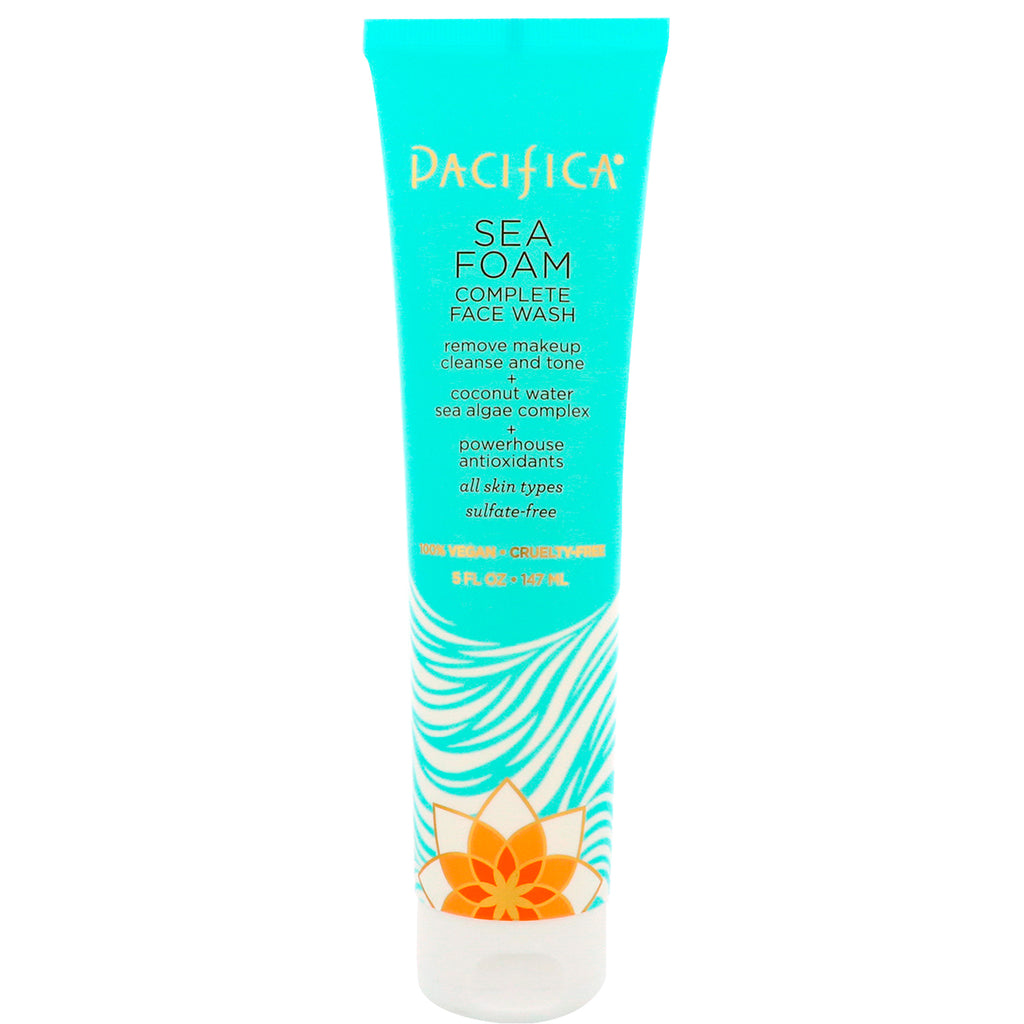 Pacifica, Complete Face Wash, Sea Foam, 5 fl oz (147 ml)