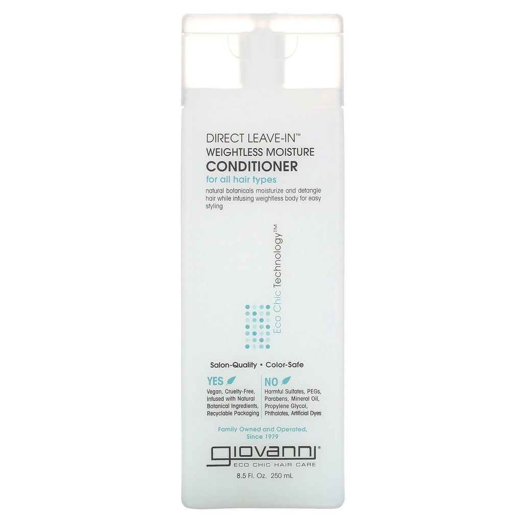 Giovanni, Direct Leave-In Weightless Moisture Conditioner, 8.5 fl oz (250 ml)