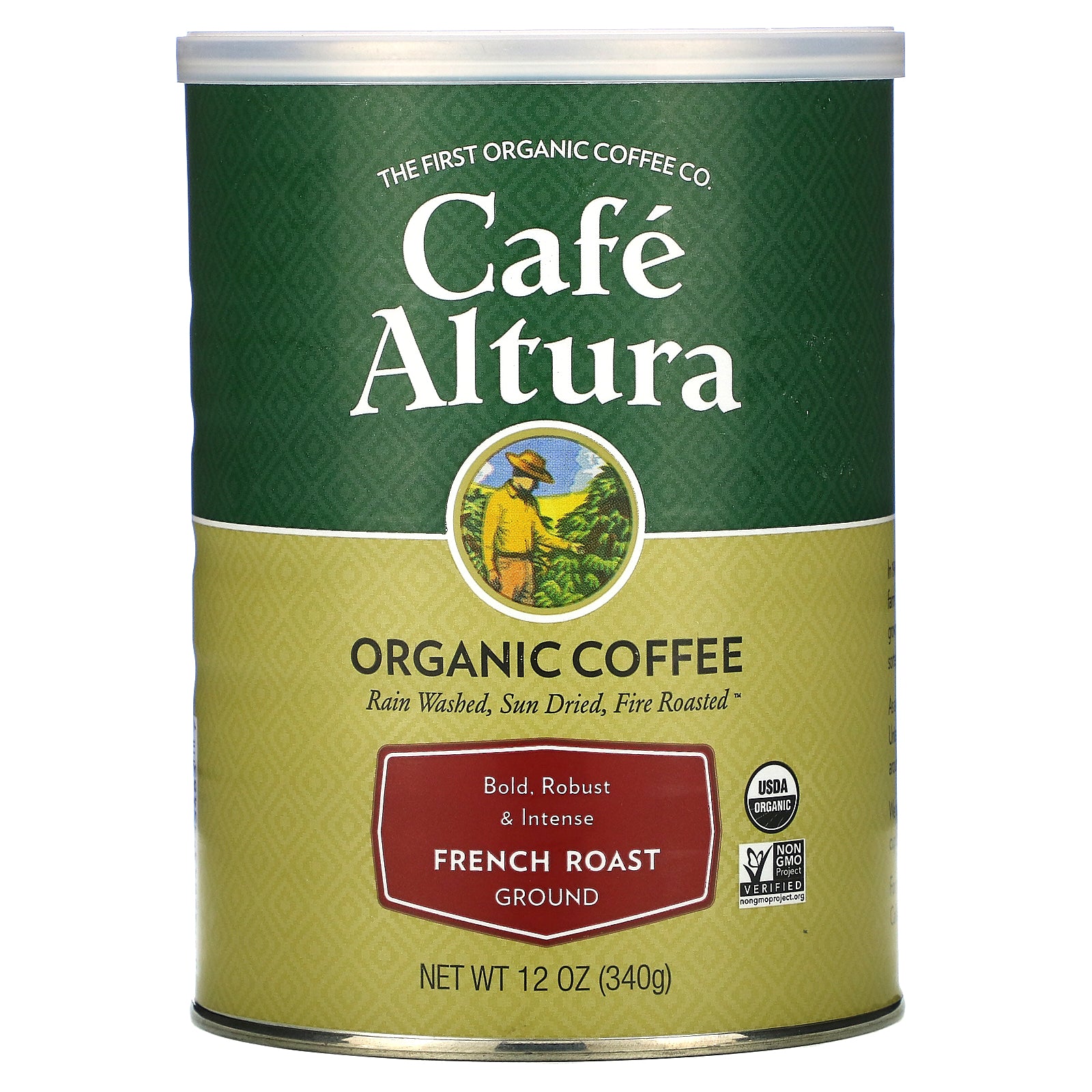 Cafe Altura, Organic Coffee, French Roast, Ground, 12 oz (340 g)