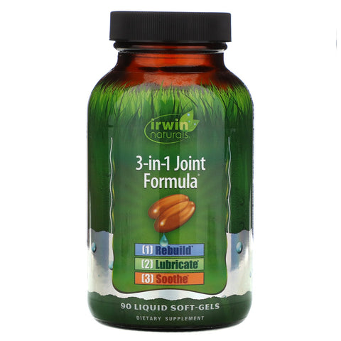 Irwin Naturals, 3-in-1 Joint Formula, 90 Liquid Soft-Gels