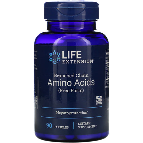 Life Extension, Branched Chain Amino Acids, 90 Capsules
