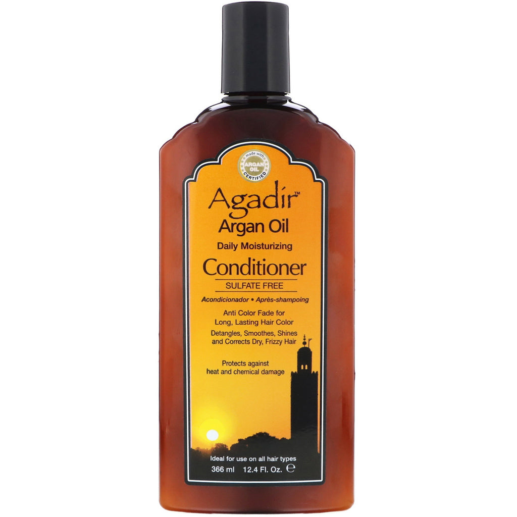 Agadir, Argan Oil, Daily Moisturizing Conditioner, Sulfate Free, 12.4 fl oz (366 ml)