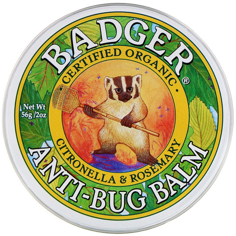 Badger Company, Anti-Bug Balm, Citronella & Rosemary, 2 oz (56 g)