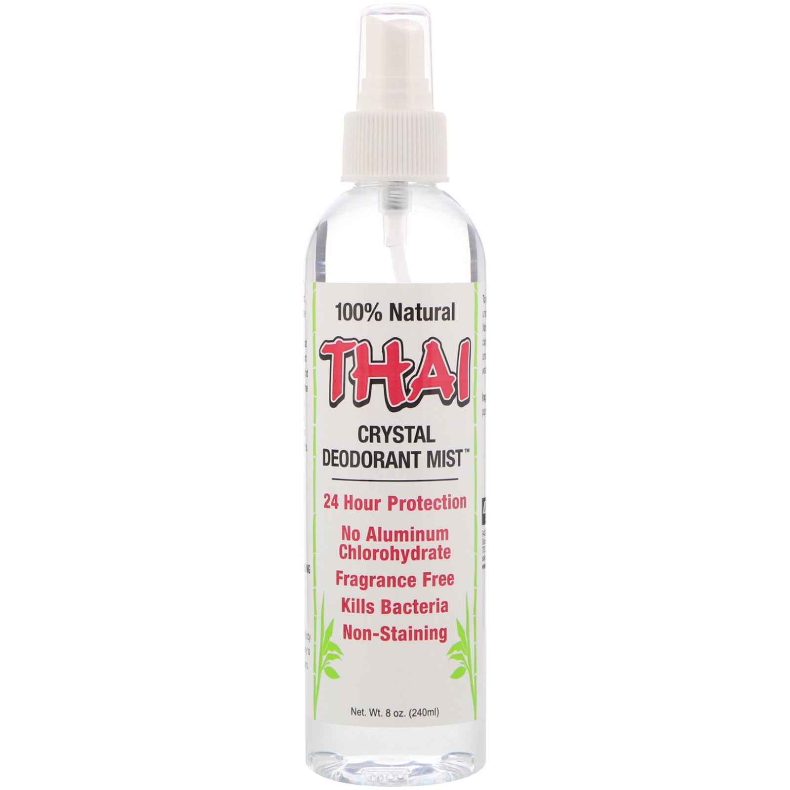 Thai Deodorant Stone, Crystal Deodorant Mist, 8 oz (240 ml)