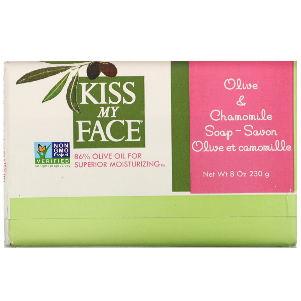 Kiss My Face, Olive & Chamomile Soap, 8 oz (230 g)