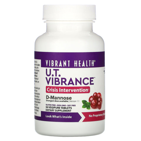 Vibrant Health, U.T. Vibrance, 50 Vegipure Tablets