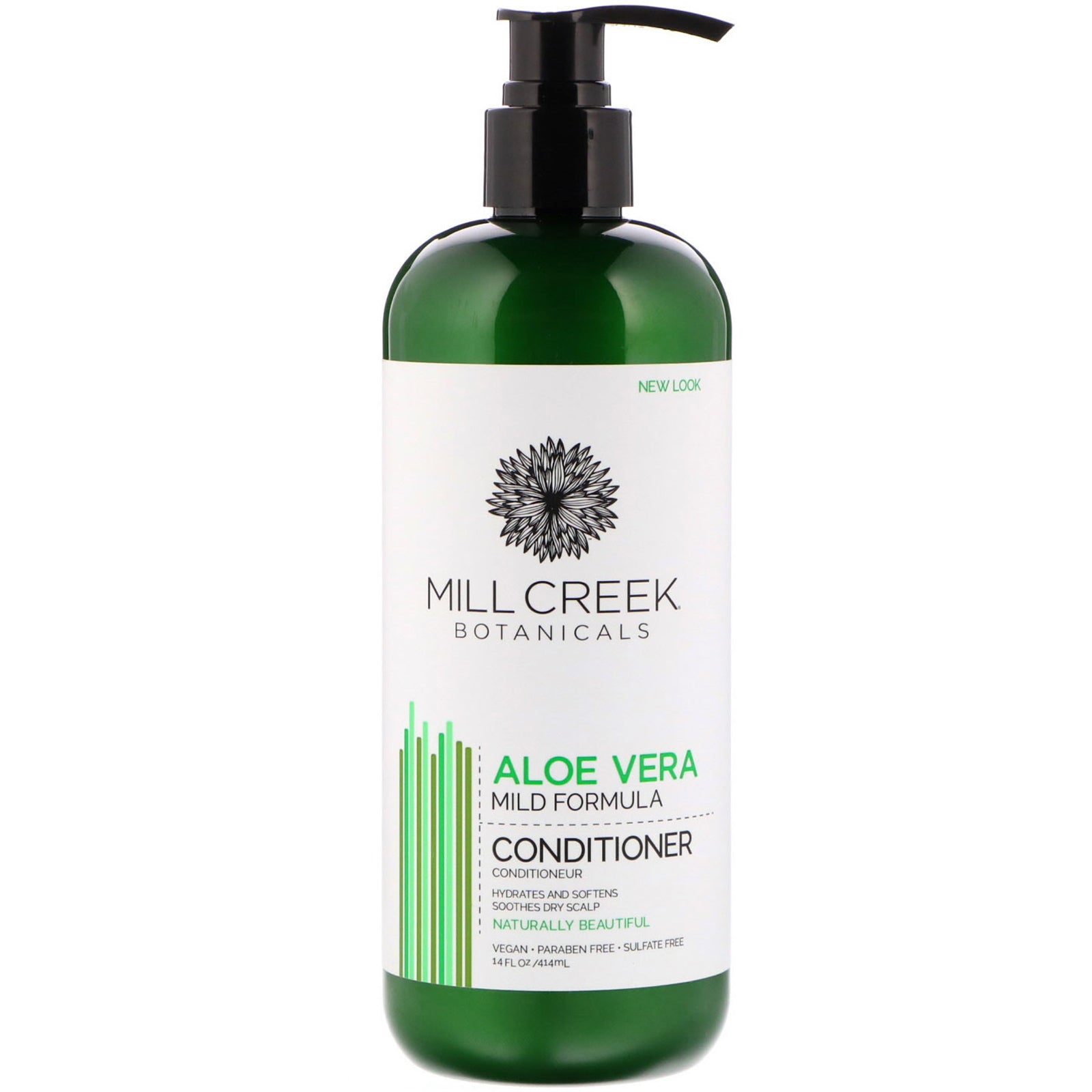 Mill Creek Botanicals, Aloe Vera Conditioner, Mild Formula, 14 fl oz (414 ml)