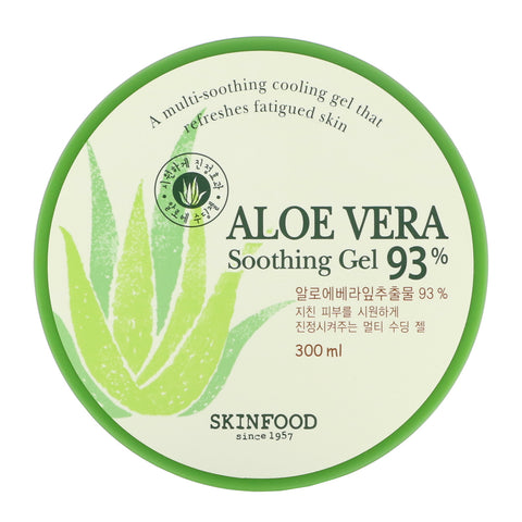 Skinfood, Aloe Vera Soothing Gel 93%, 300 ml