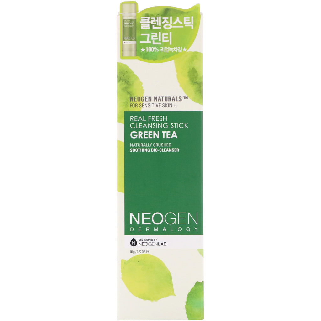 Neogen, Real Fresh Cleansing Stick, Green Tea, 2.82 oz (80 g)