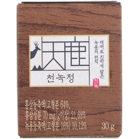 Cheong Kwan Jang, Cheon Nok Extract, Korean Red Ginseng & Deer Antler, 1.06 oz (30 g)