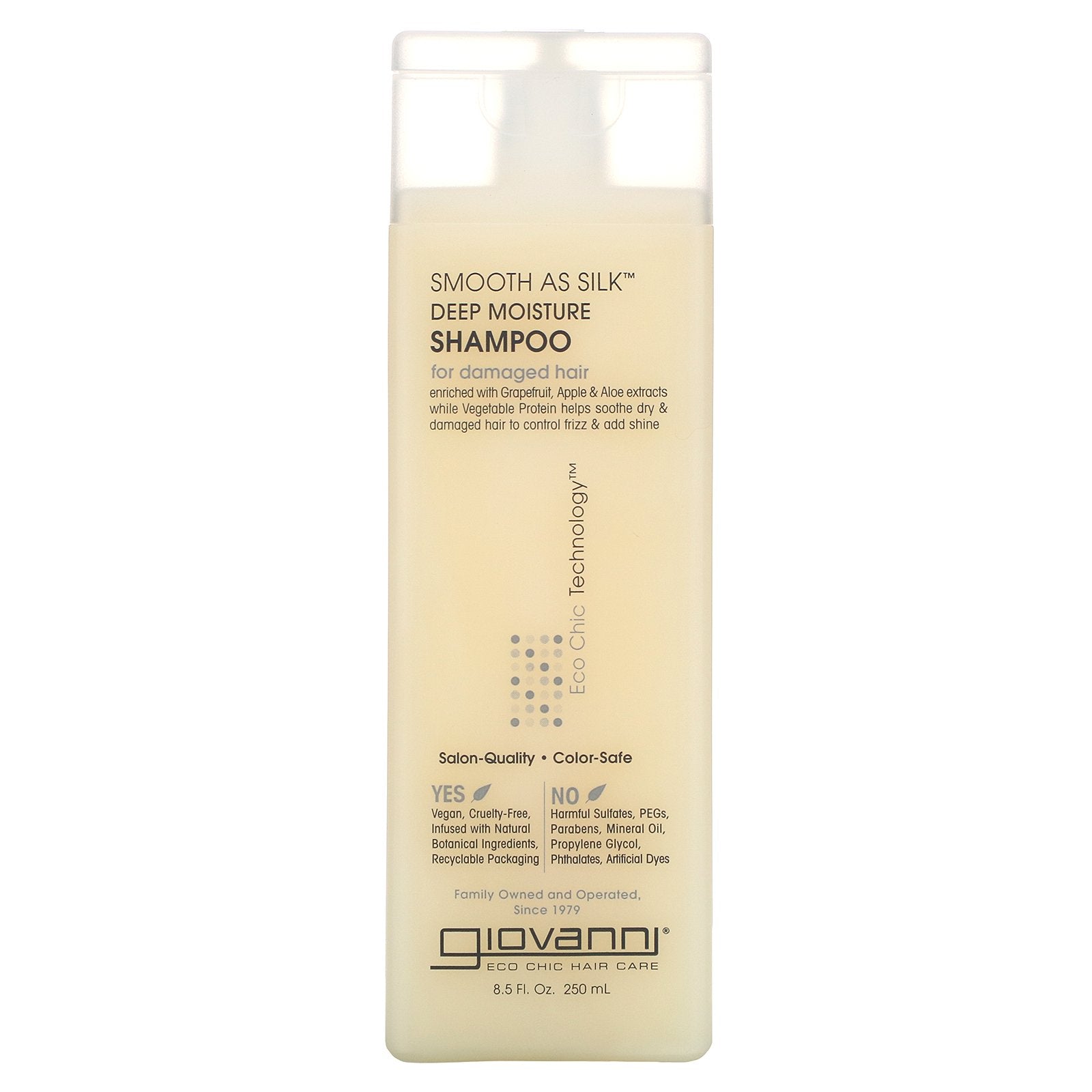 Giovanni, Smooth As Silk, Deep Moisture Shampoo, 8.5 fl oz (250 ml)