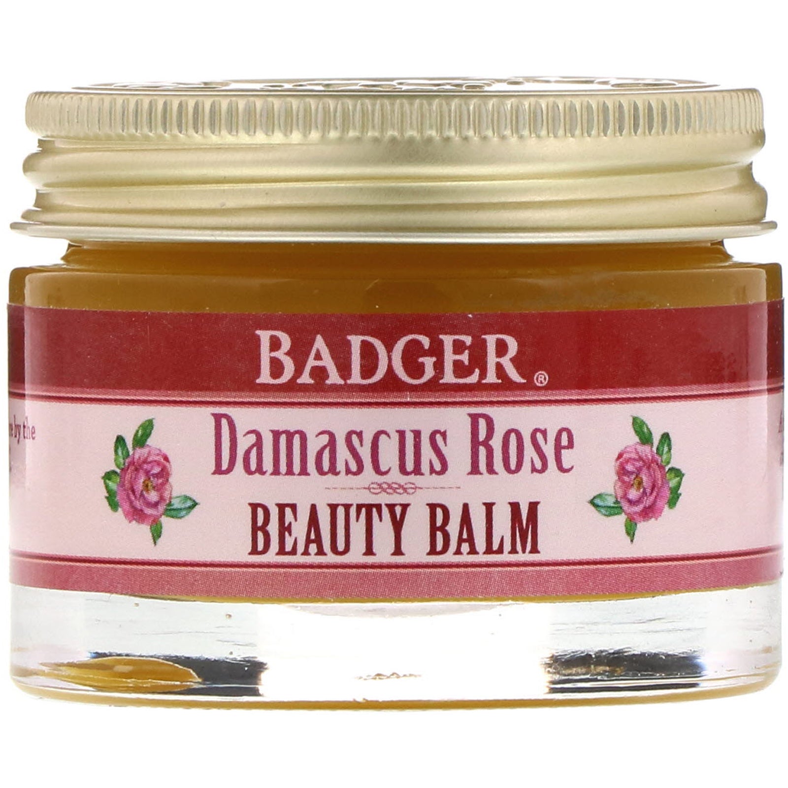 Badger Company, Organic, Beauty Balm, Damascus Rose, 1 oz (28 g)