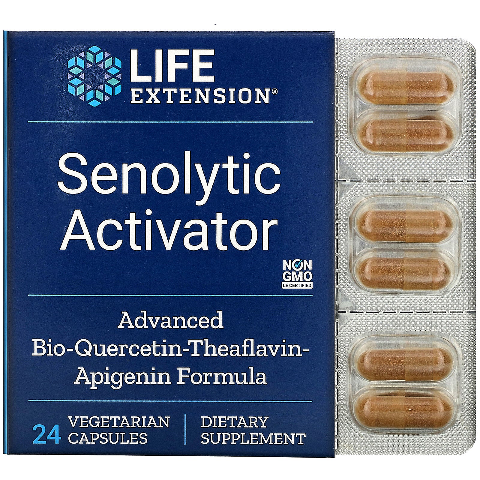 Life Extension, Senolytic Activator, 24 Vegetarian Capsules