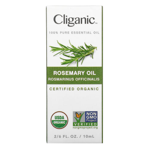 Cliganic, 100% Pure Essential Oil, Rosemary Oil,  2/6 fl. oz. (10 ml)