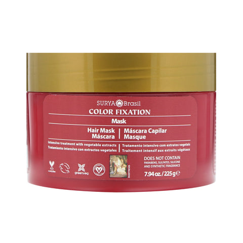 Surya Brasil, Color Fixation - Restorative Hair Mask, 7.6 fl oz (225 g)