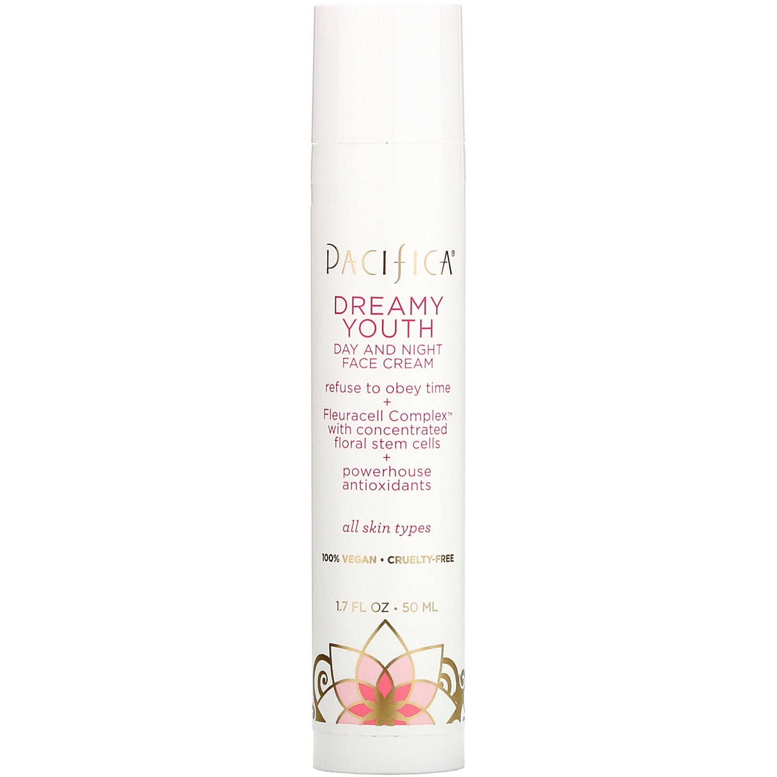 Pacifica, Dreamy Youth, Day and Night Face Cream, All Skin Types, 1.7 fl oz (50 ml)