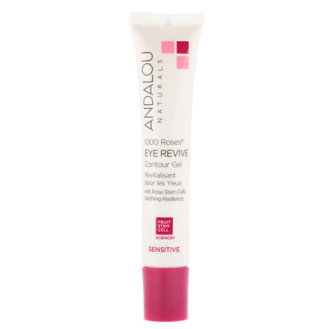 Andalou Naturals, 1000 Roses, Eye Revive Contour Gel, Sensitive, .6 fl oz (18 ml)