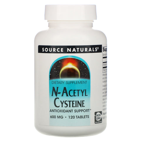 Source Naturals, N-Acetyl Cysteine, 600 mg, 120 Tablets