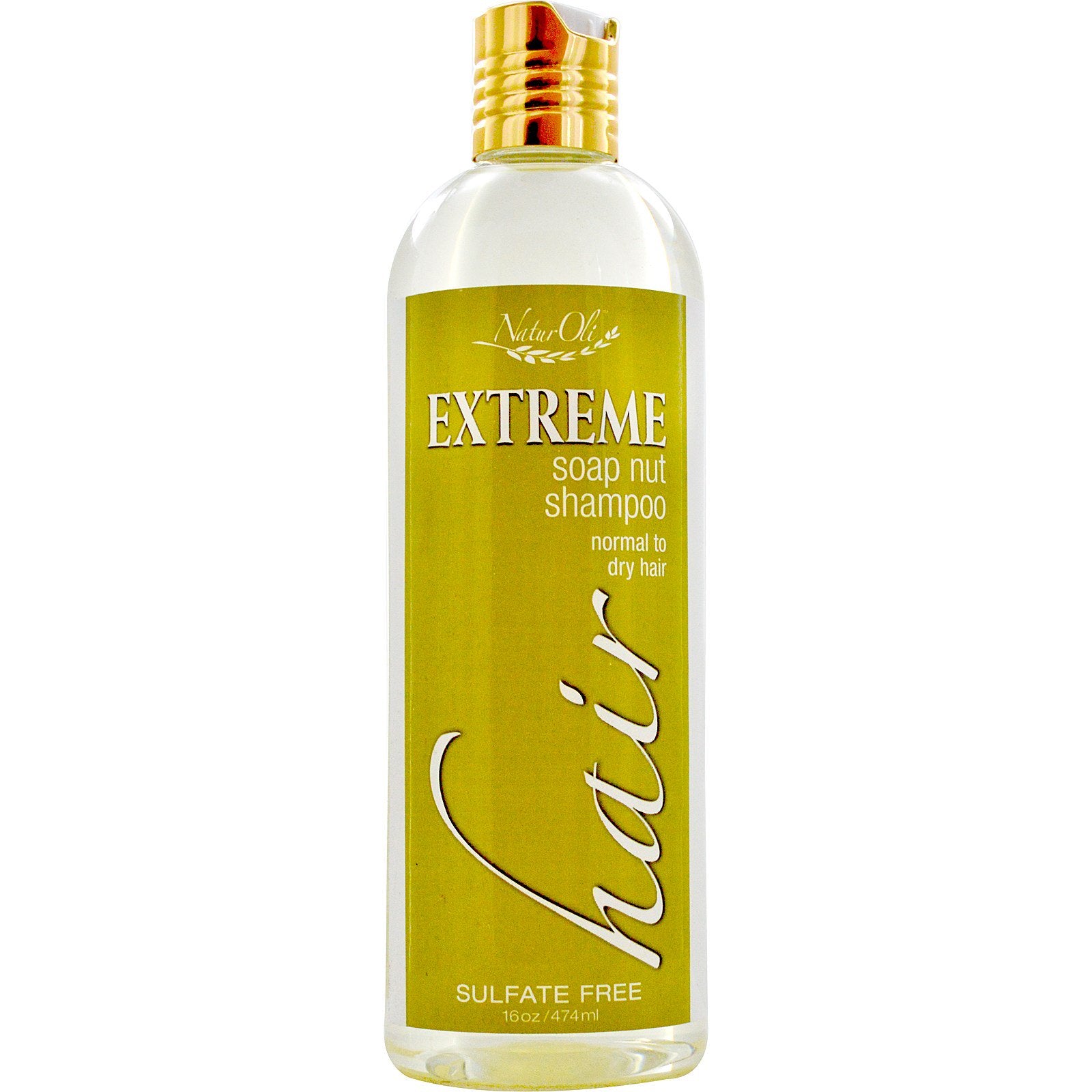 NaturOli, Extreme Soap Nut Shampoo, Normal to Dry Hair, 16 oz (474 ml)