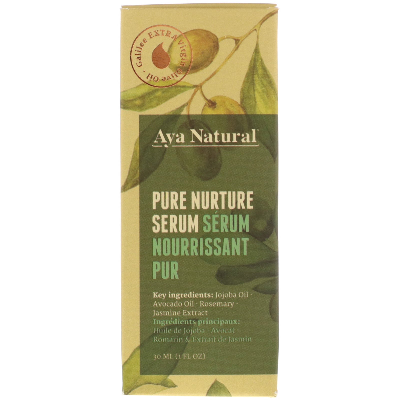 Aya Natural, Pure Nurture Serum, 1 fl oz (30 ml)