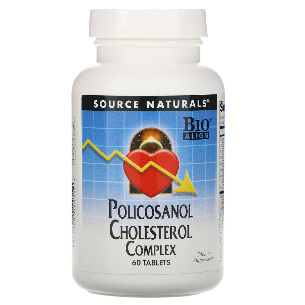 Source Naturals, Policosanol Cholesterol Complex, 60 Tablets