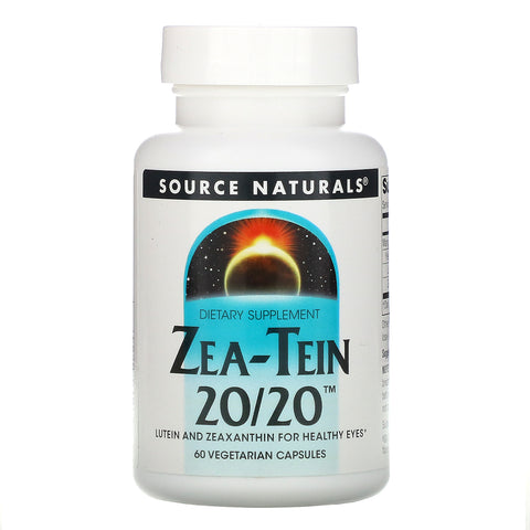 Source Naturals, Zea-Tein 20/20, 60 Vegetarian Capsules