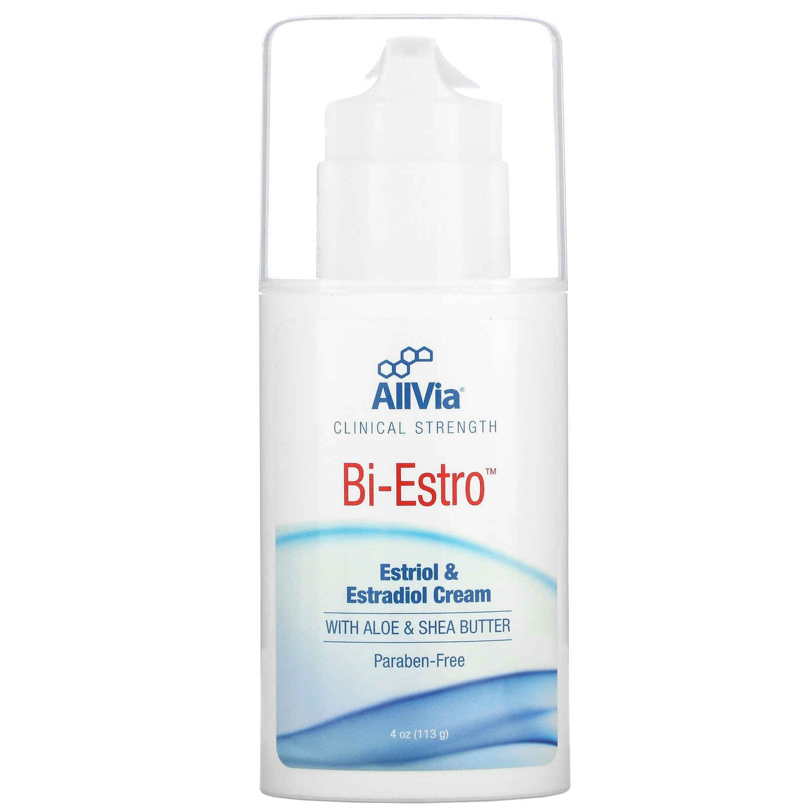 AllVia, Clinical Strength Bi-Estro, Estriol & Estradiol Cream, 4 oz (113 g)