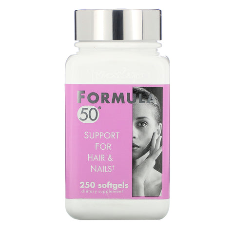 Naturally Vitamins, Formula 50, Support For Hair & Nails, 250 Softgels